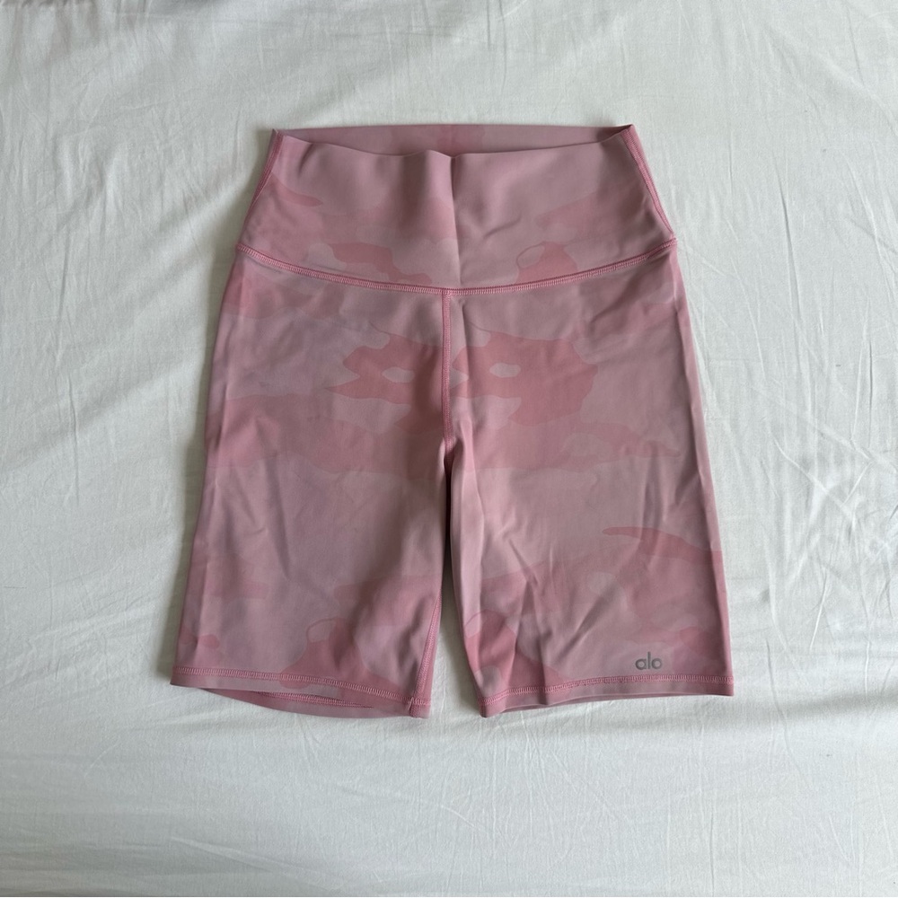 Rare ALO Pink Camo Shorts